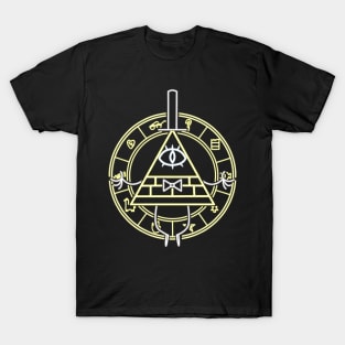 Bill Cipher neon T-Shirt